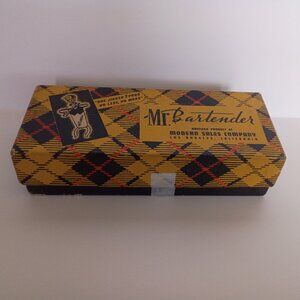 ✨Mid-Century MR. BARTENDER One-Jigger Pour Vintage Barware Madmen